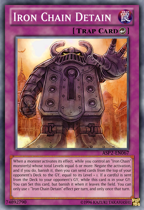 yugioh iron chain deck My Iron Chain Yugioh Deck Profile for December 2020