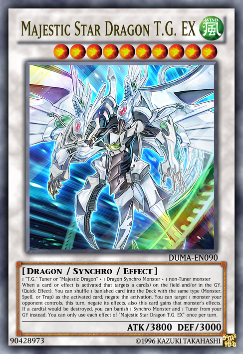 yugioh majestic star dragon deck Yu-Gi-Oh! 5D's TCG - Card Sleeves and destroy all cards your opponent controls YuGiOh 2009 Collector Tin Majestic