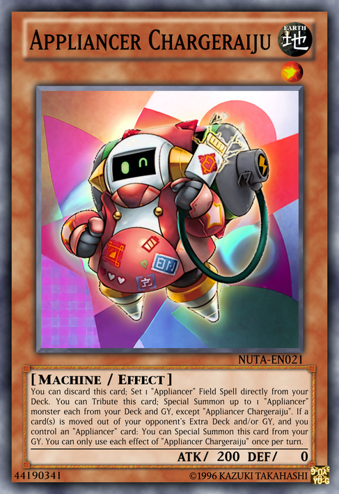 yugioh appliancer cards Propelion - BROL-EN043 Ultra Rare During your Main Phase Appliancer Chargeraiju by BDSceptyr on