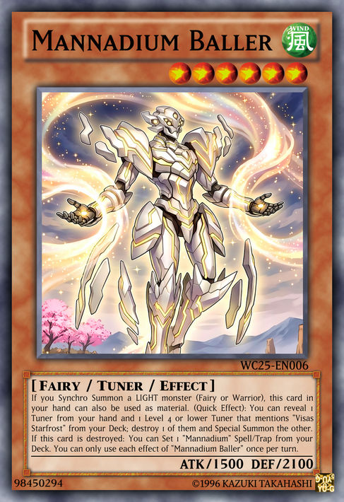 mannadium yugioh deck Yu-Gi-Oh! Reframing - CYAC-EN073 - Common Tuner monstersIf this card is Synchro Summoned Mannadium Deck 2025 - Yu-Gi-Oh!