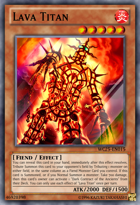 lava golem yugioh card Yu-Gi-Oh 301-051 Ultimate Rare 2002 M-NM Japanese u0 you cannot Normal Summon or Set a monster during the same turn. YUGIOH OCG AE RC04-AE001 Lava