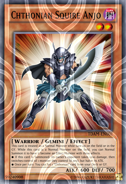 yugioh chthonian cards Anyone remember those "Chthonian" cards Chazz used for the first few episodes of GX? Think they'll ever be brought back as an actual achetype one day? : r/yugioh