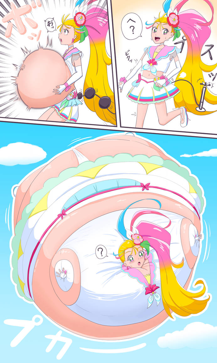 Precure Inflation CureSummer inflation by Kirinmarun on DeviantArt