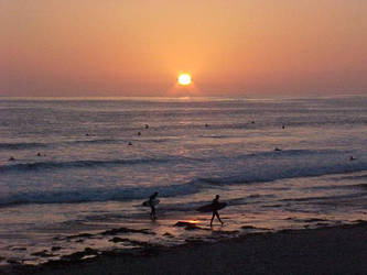 Mission Beach, CA sunset