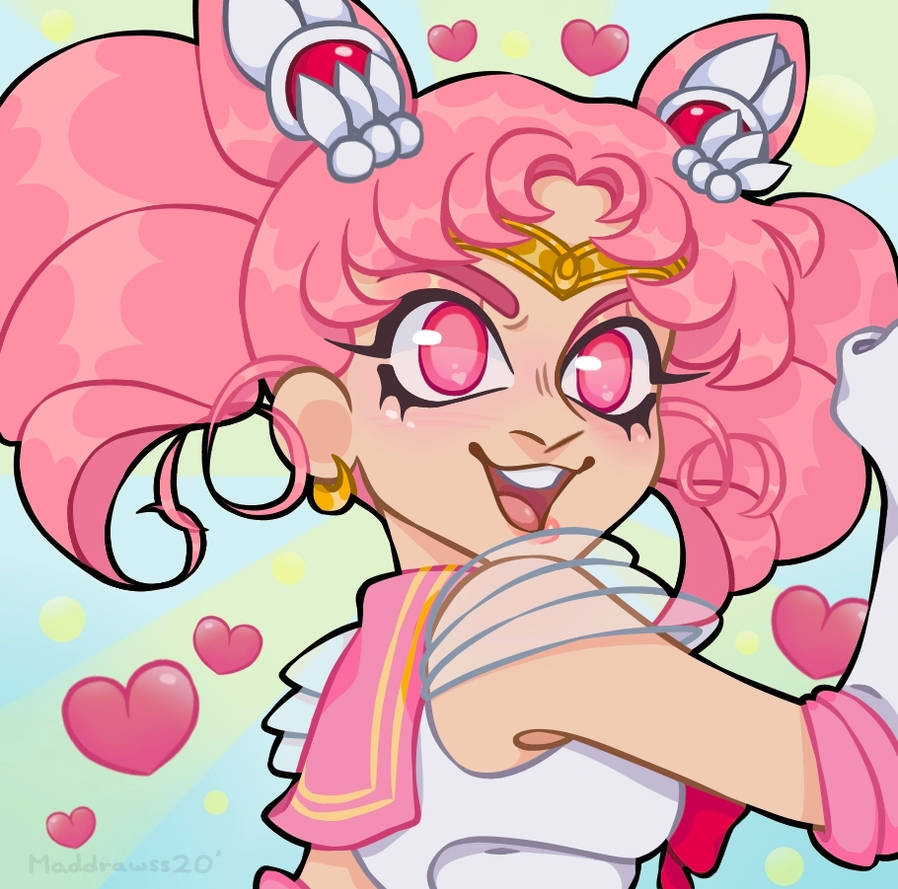 chibi moon by maddrawr on DeviantArt