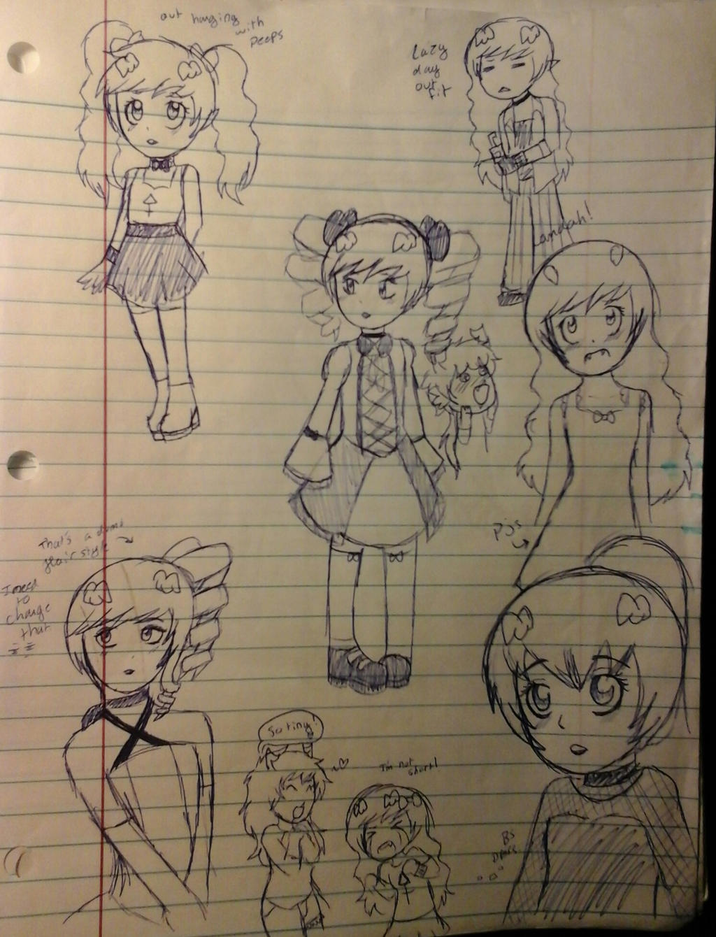 Fem Azriel outfits by SulfuricDawn on DeviantArt