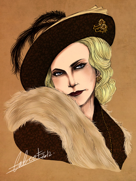 Orphetelith E. Levinson - Portrait au Chapeau