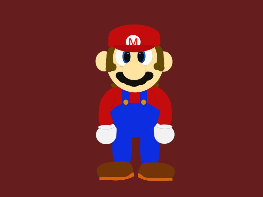 Mario Front Deviantart Mario by MarioBros2008 on DeviantArt