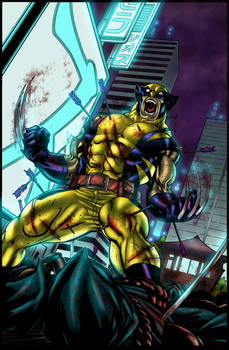 Wolverine in Tokyo - colors