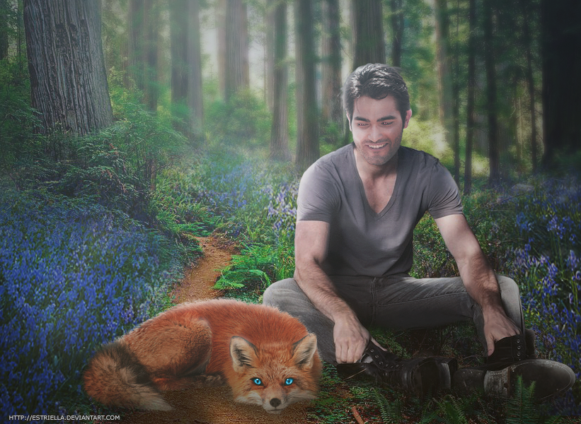 Derek and werefoxStiles