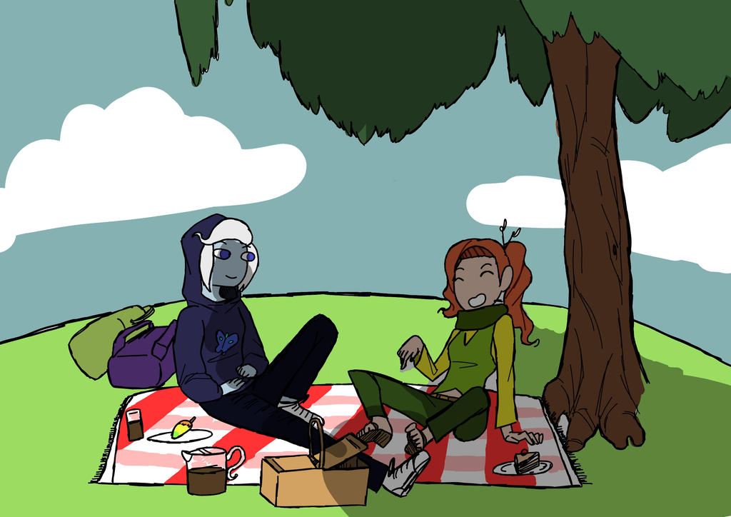 Drow Ranger and Windranger picnic (dota2) by epicpompadourdude on ...