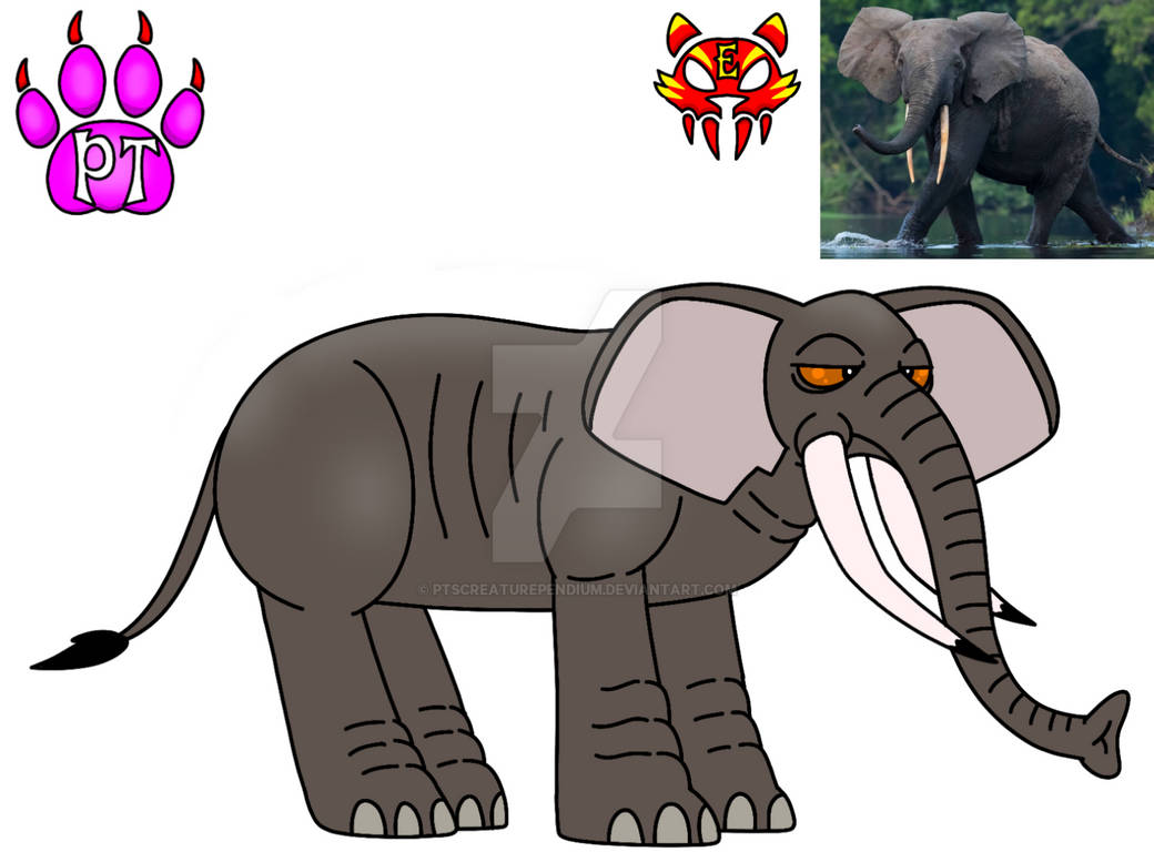 Mlp Elephant Deviantart African Forest Elephant by PTsCreaturependium on DeviantArt