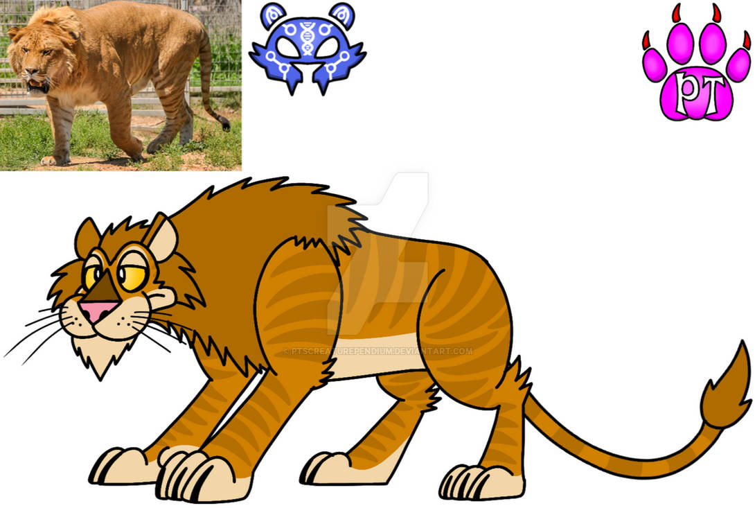Liger by PTsCreaturependium on DeviantArt