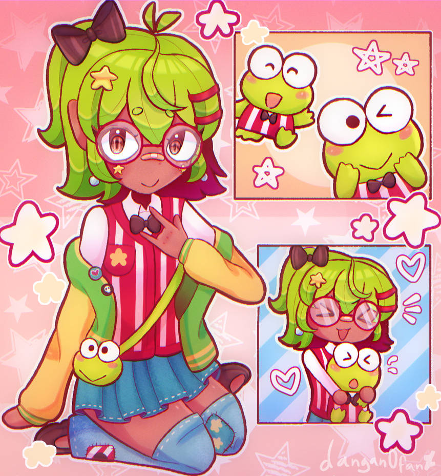 keroppi girl by dangan0fan on DeviantArt