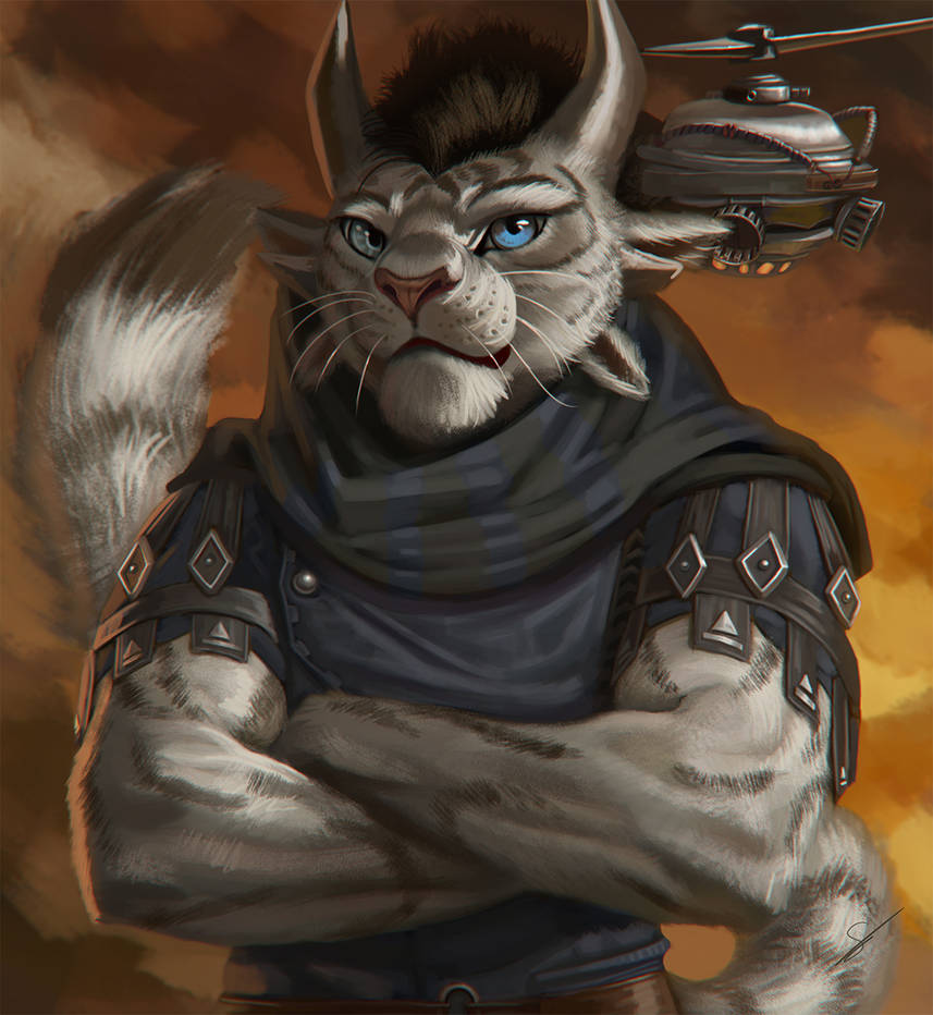 Charr engineer by Dandzialf on DeviantArt