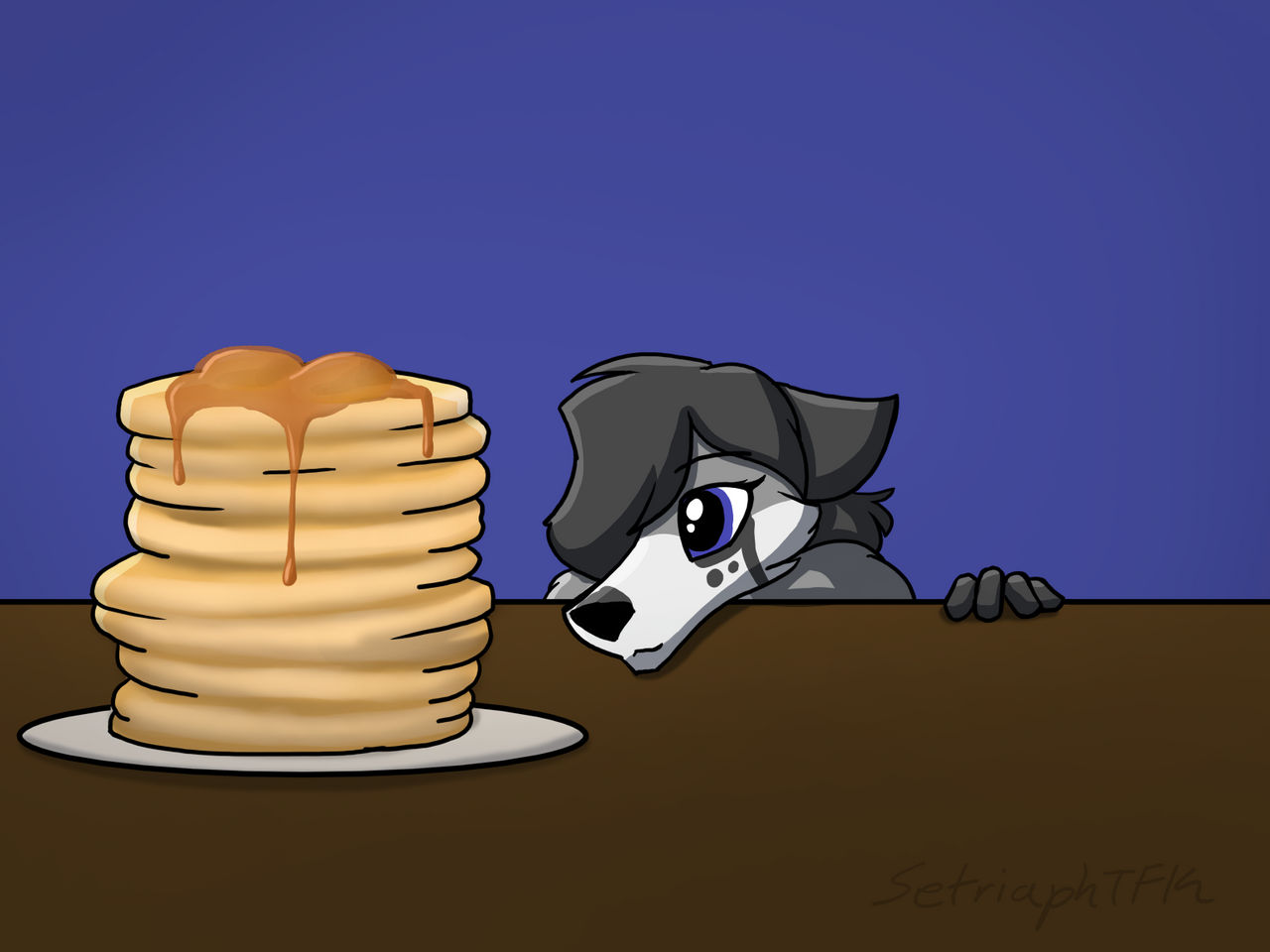 Lua Wanting the Pancakes Remake by FrostJumper1363 on DeviantArt