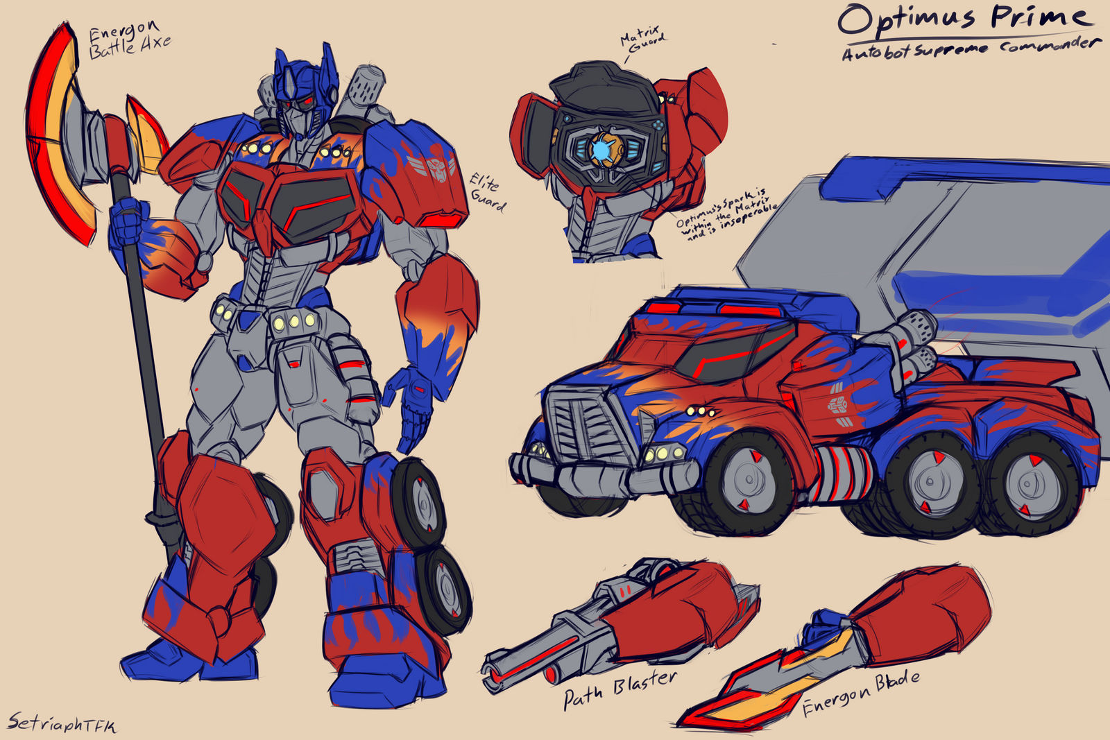 Optimus Prime (Updated Flames) by FrostJumper1363 on DeviantArt