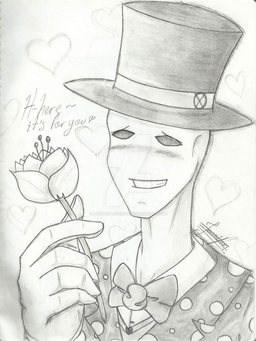 Splendorman (splendy) first sketch by lucariolover1993 on DeviantArt