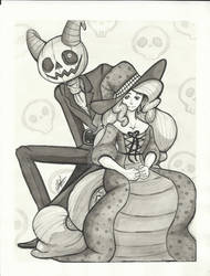 Candy Witch and The pumpkin demon