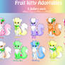 Fruit Kitty Adoptables for Sale