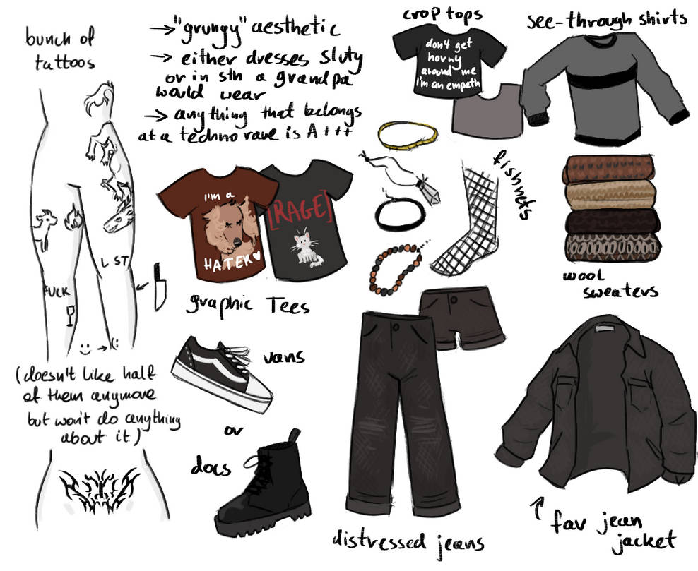 Random Clothing Reference Katya clothes reference by PredatoryDuck on DeviantArt