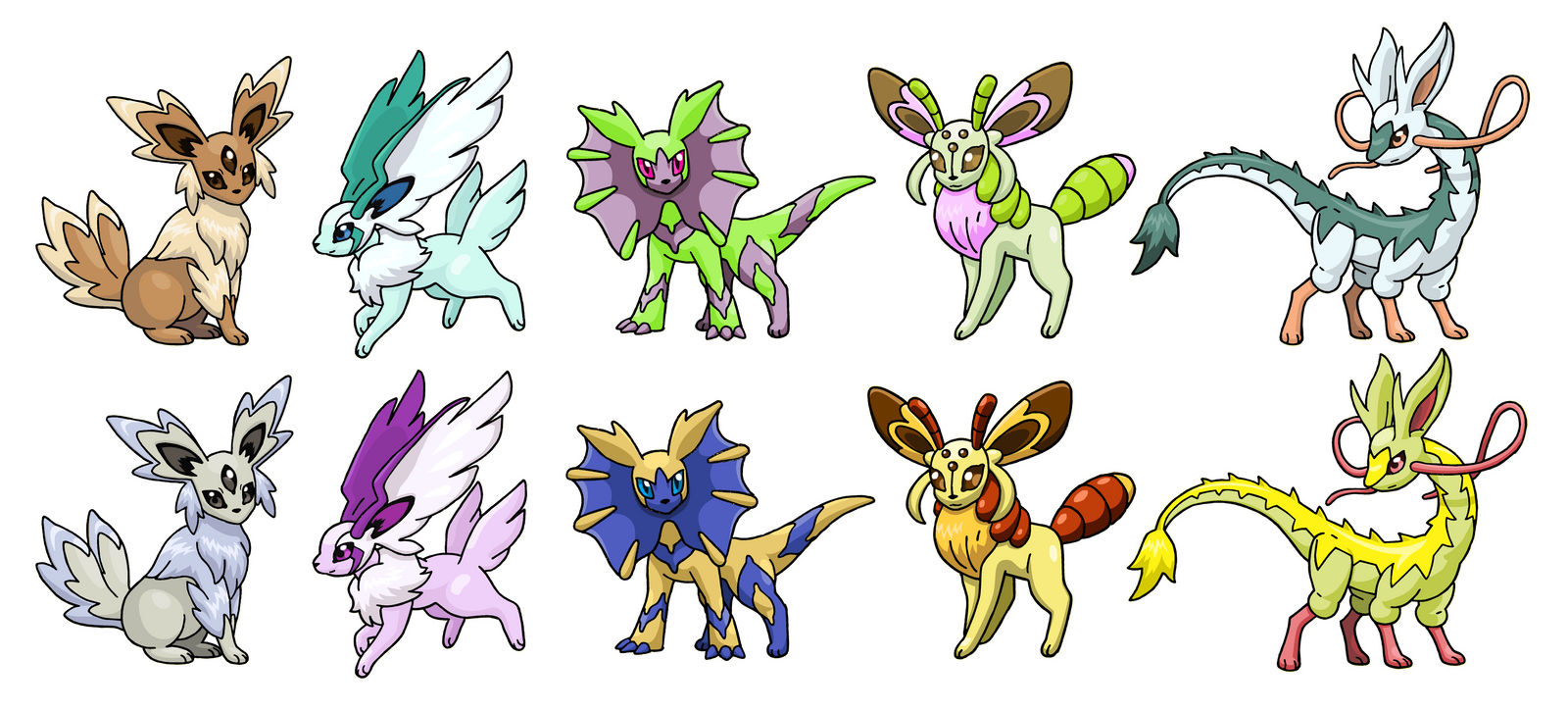 All of Eevee's evolution. :-) : r/pokemon