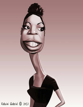 Nina Simone caricature