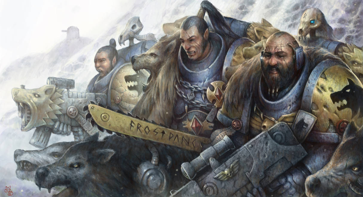 Space wolves by Ilustra-on on DeviantArt
