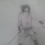 A bad drawing of Uchiha Sasuke