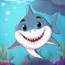 A Cartoon Shark