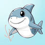 A Cute Cartoon Shark