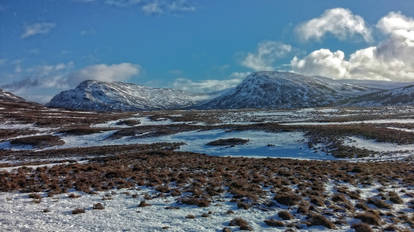 Between Two Giants near loch rannoch