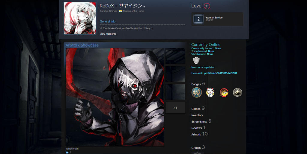 Tokyo Ghoul Kaneki Themed Steamprofile By Redexgod On Deviantart Tokyo Ghoul Kaneki Themed Steamprofile By Redexgod On Deviantart
