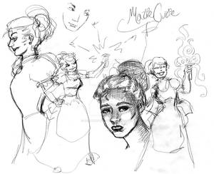 Marie Curie Doodles