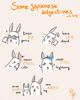 Some adjectives 1 by Hde-and-seeK
