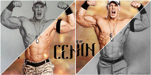 Drawing vs. Original John Cena