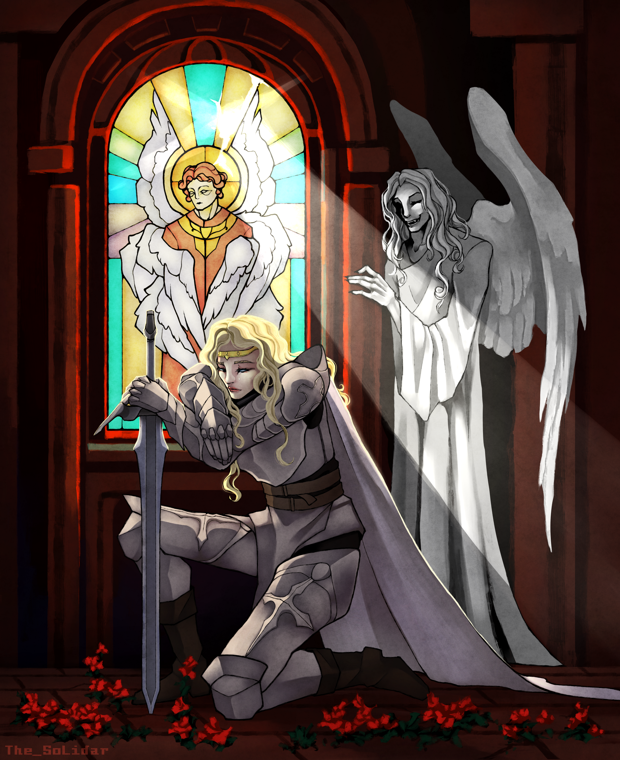 Holy Dark Rage Knight Holy knight by VestaTheSoLidar on DeviantArt