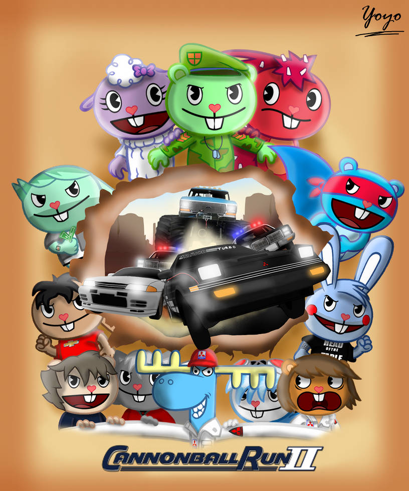 (HTF) Crossover Cannonball Run 2 by Cholnatree on DeviantArt