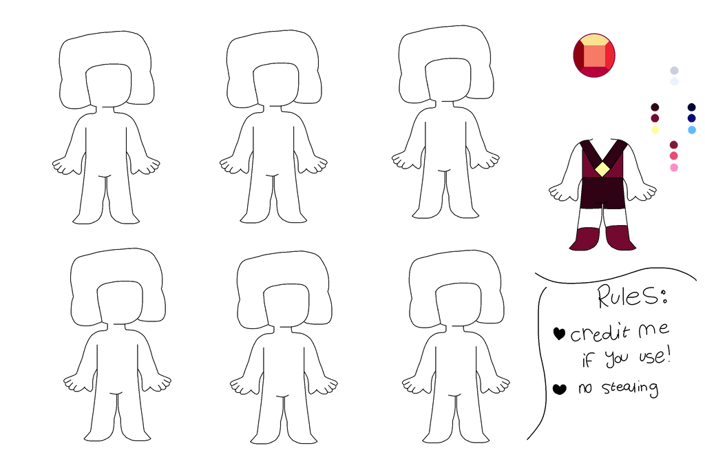 F2U Ruby Base - SU by DualJewels on DeviantArt