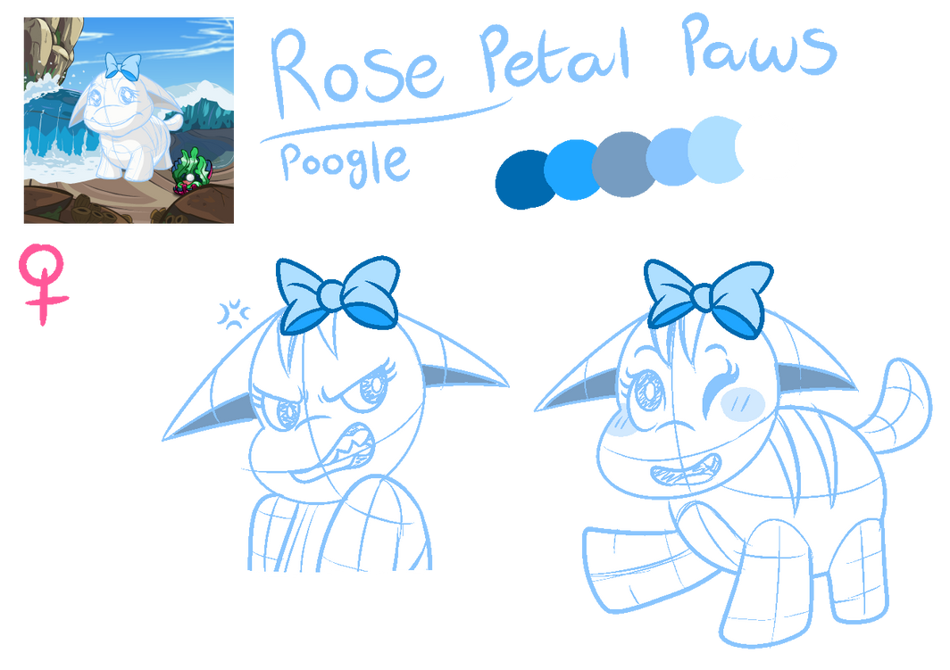 Neopets Poogle Racing (Neopet) A Pretty Sketchy Poogle by DualJewels on DeviantArt