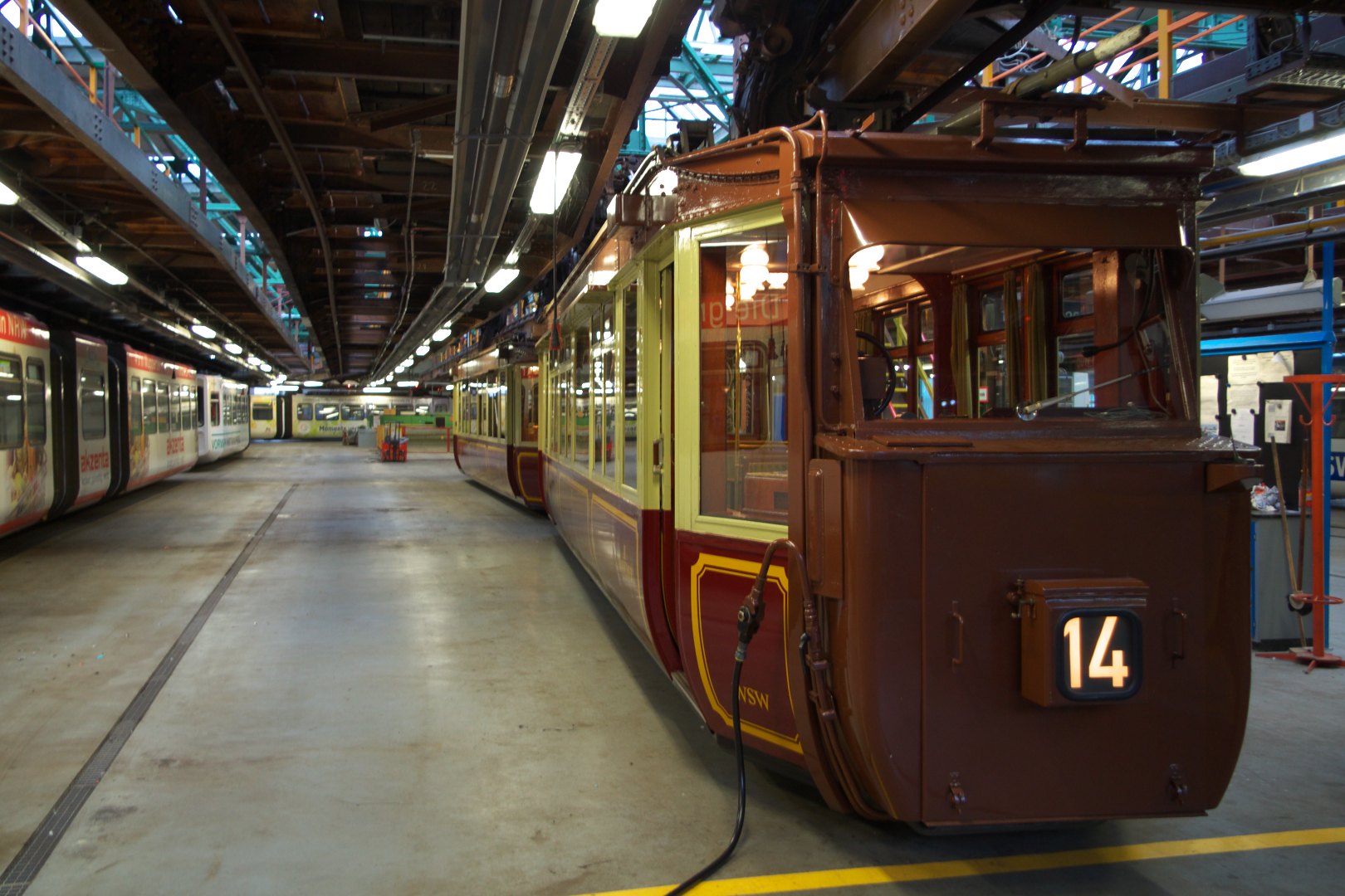 Kaiserwagen in the depot