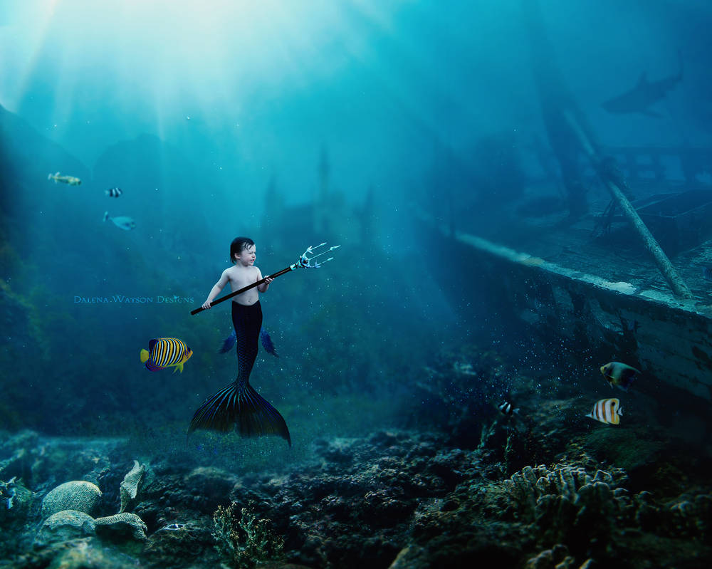 The Little Merboy by dalenawatson on DeviantArt
