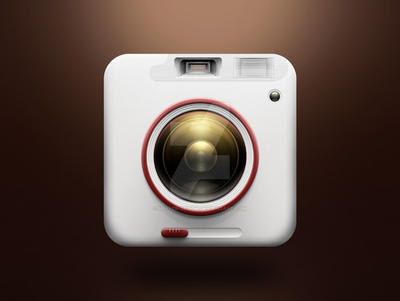 white camera icon