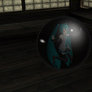 Miku trapped in a balloon