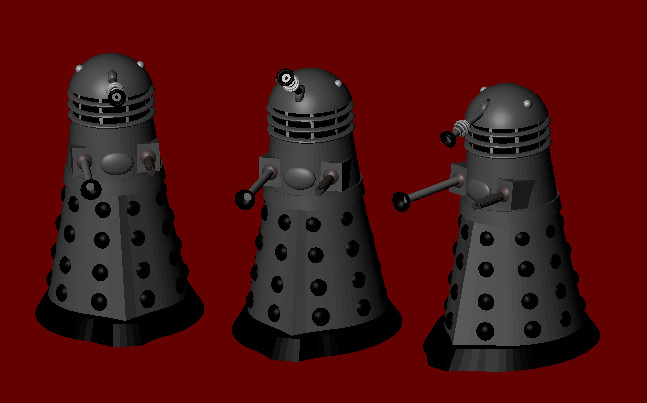 3d daleks