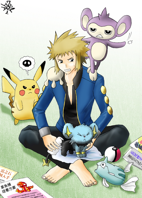 Volkner and His Pokemons