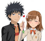Touma X Mikoto by TheKenzai1987