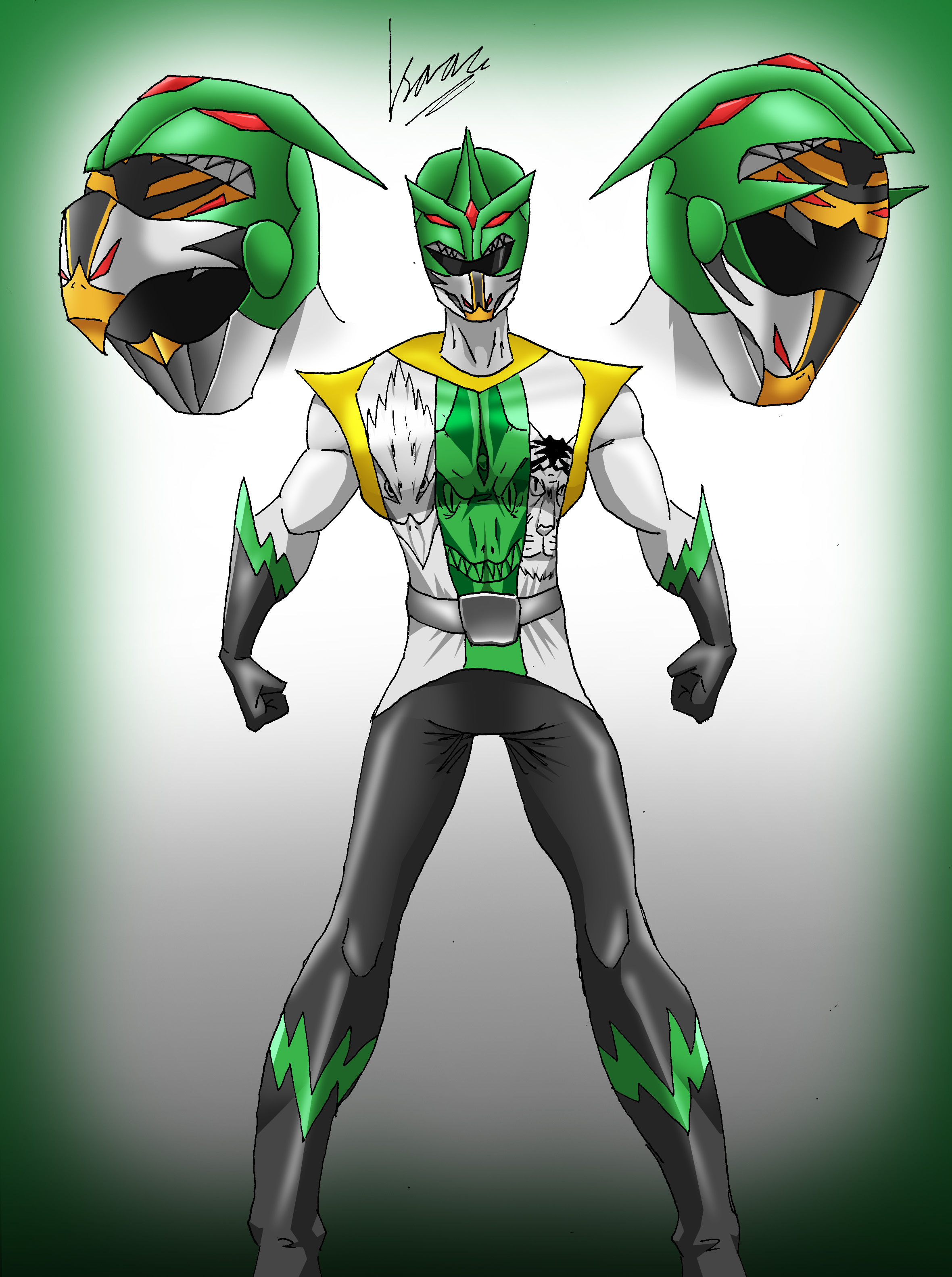 Metrisaurus Drawing Zyuoh the Zord by Metrosaurus on DeviantArt
