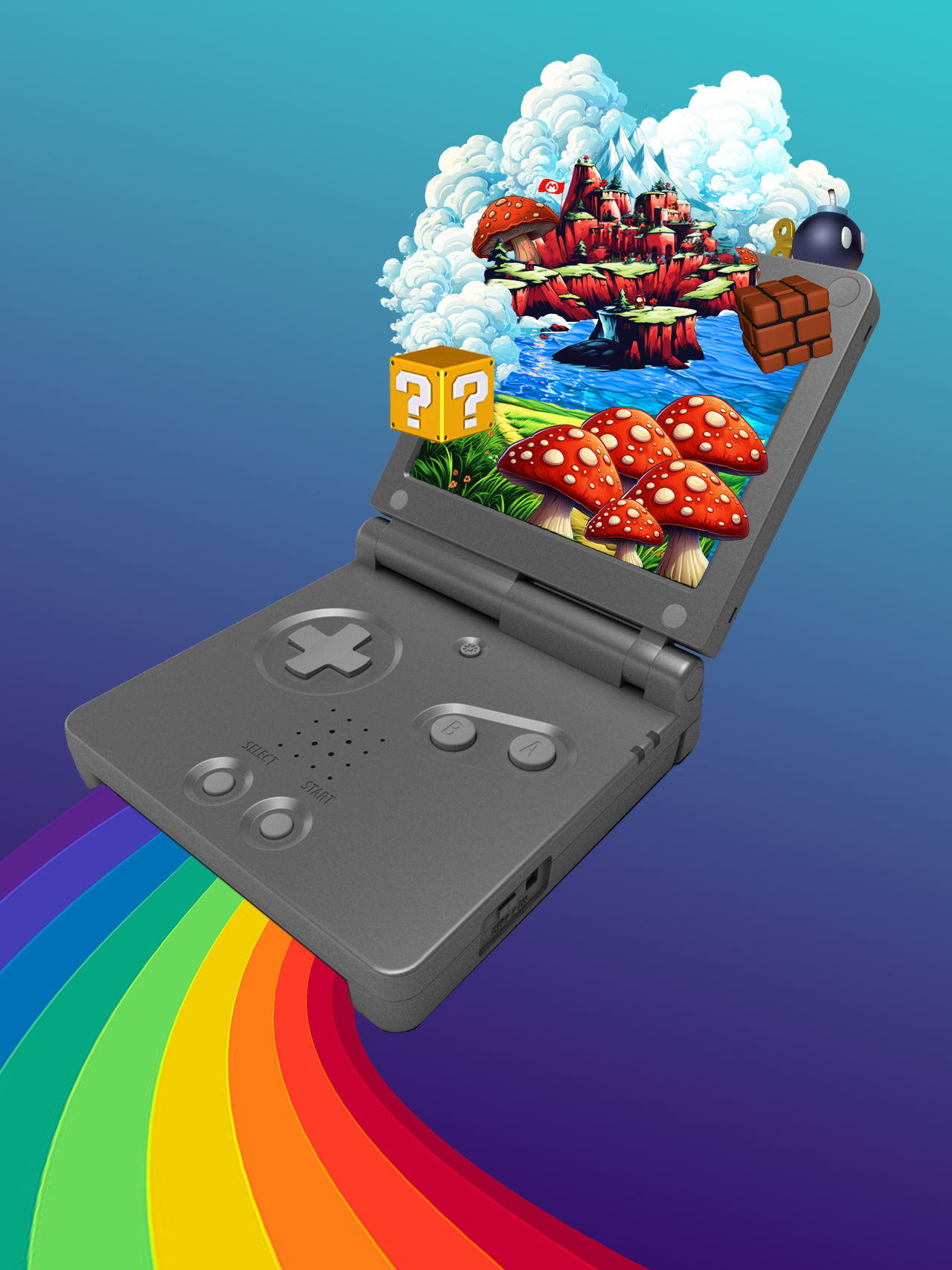 GameBoy SP by Damdou3 on DeviantArt