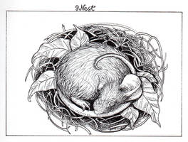Inktober 2022 - 9 Nest